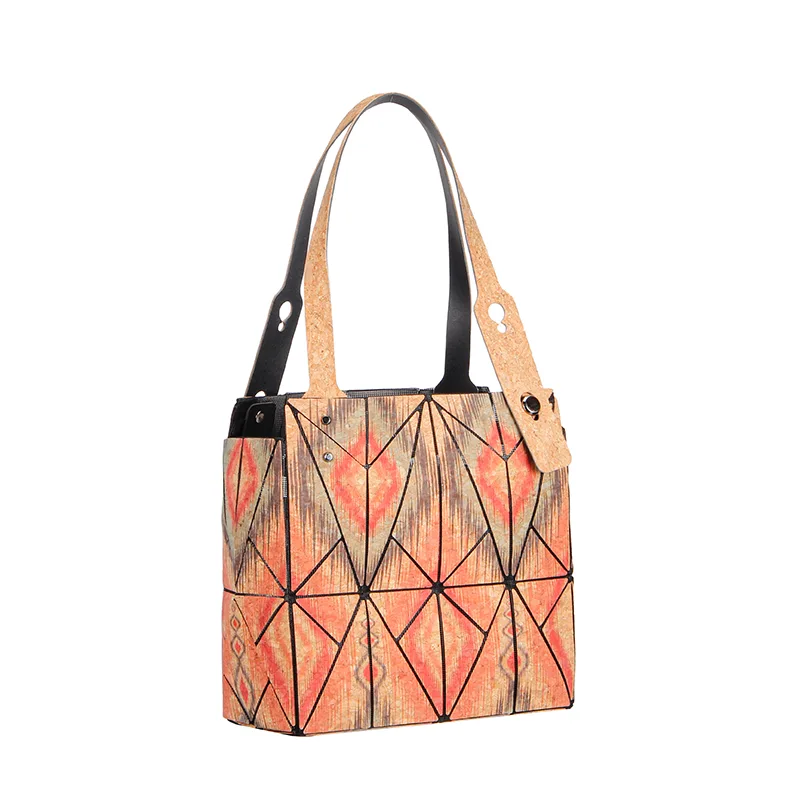 Bolso De Corcho Suave Con Textura De Moda