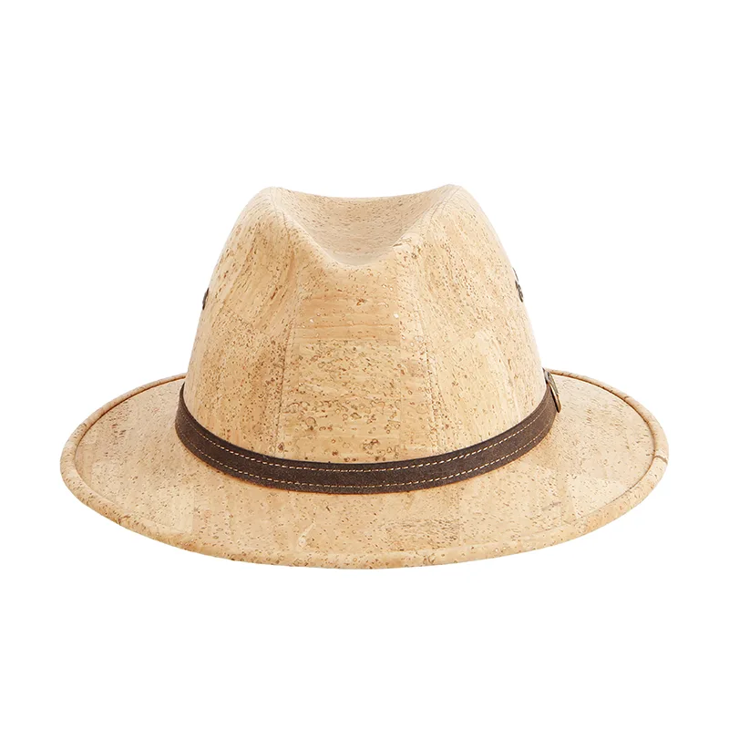 Sombrero de sol de corcho vintage para uso en exteriores